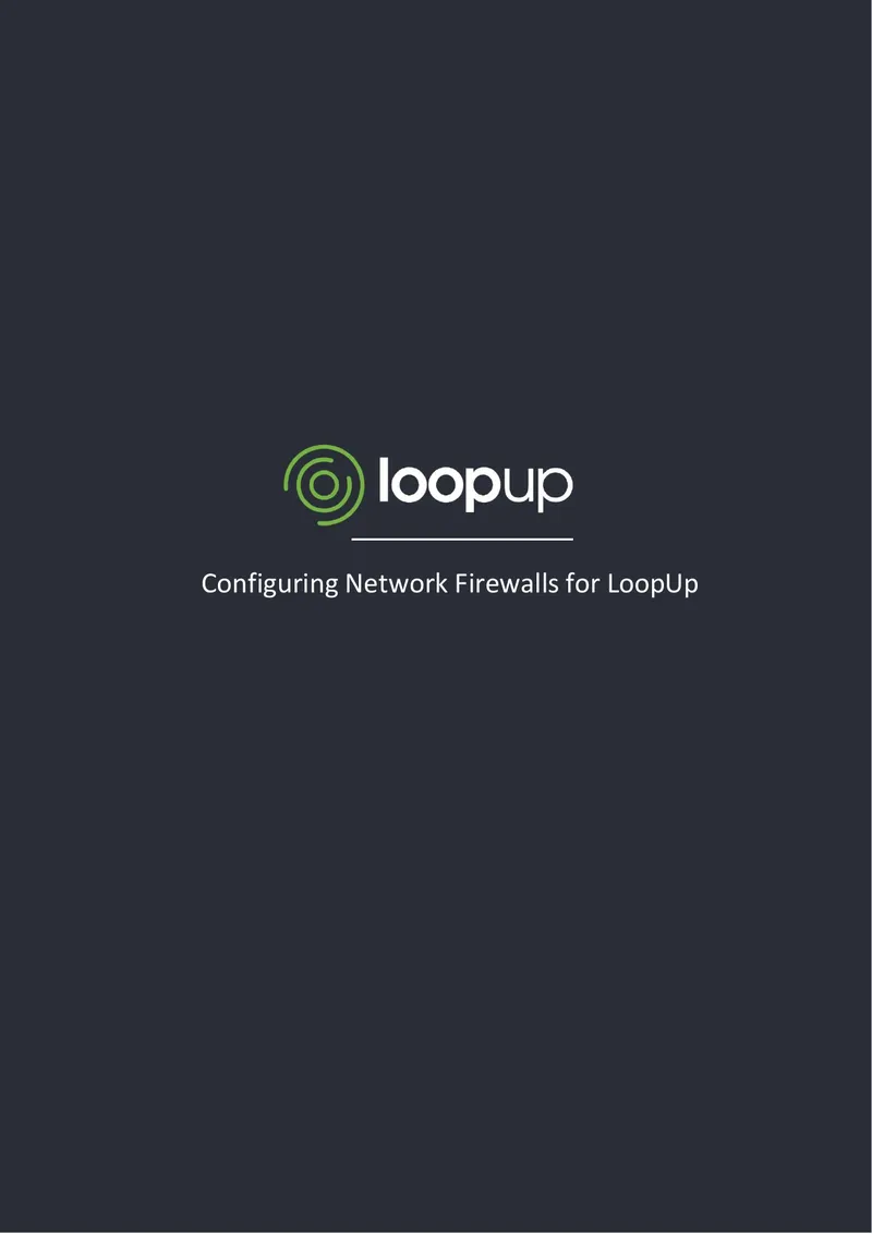 Configuring Network Firewalls for LoopUp