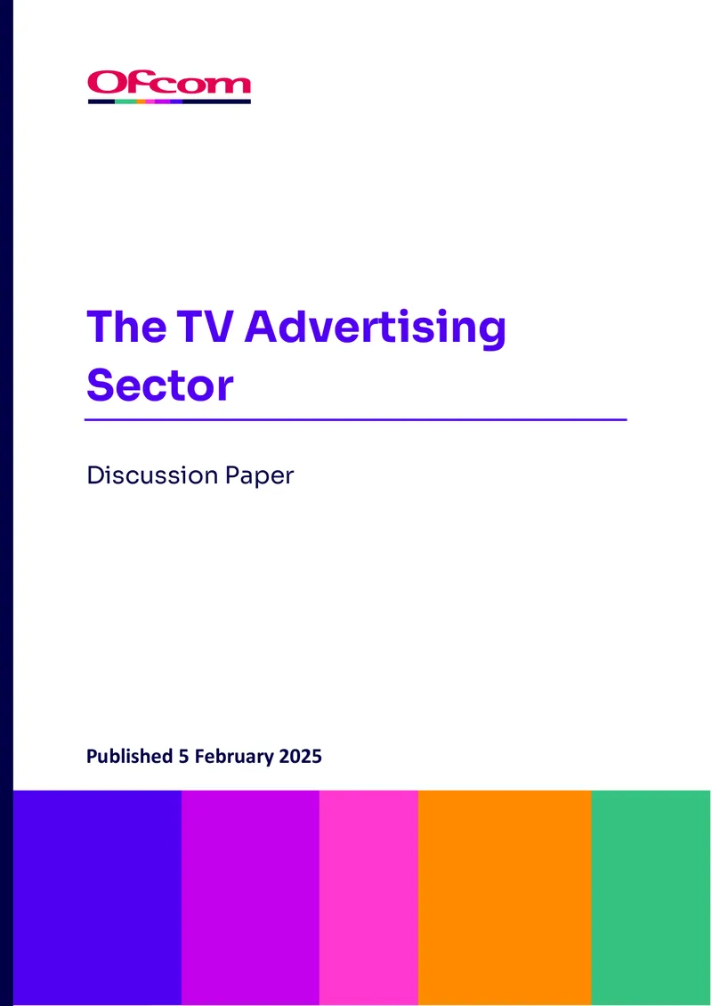 TV Advertising Sector Discussion Paper