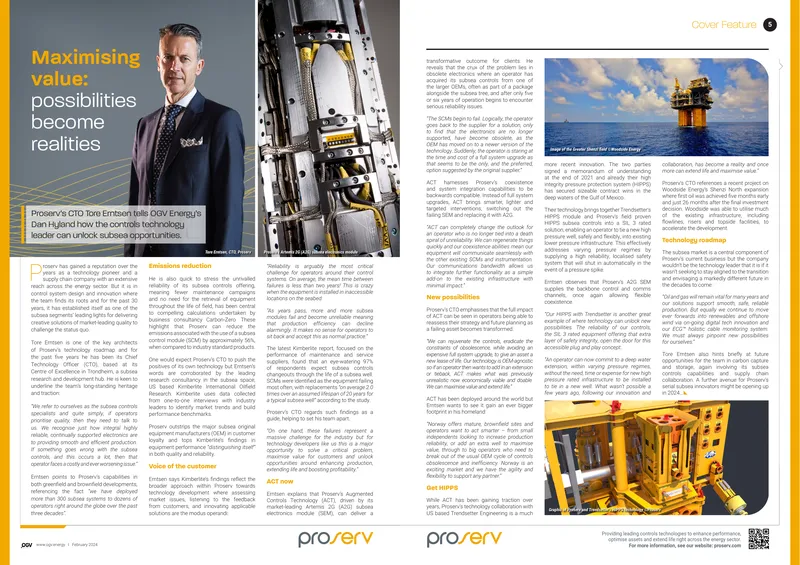 Proserv's Subsea Controls Technology Innovations