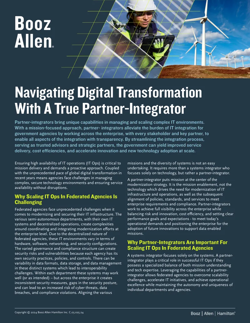 Role of Partner-Integrators in IT Operations
