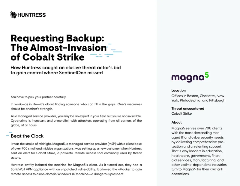 Cobalt Strike Threat Mitigation Case Study