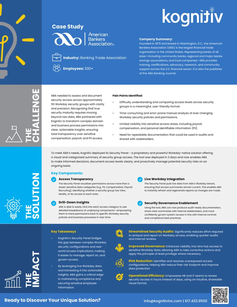 Security Access Management Case Study