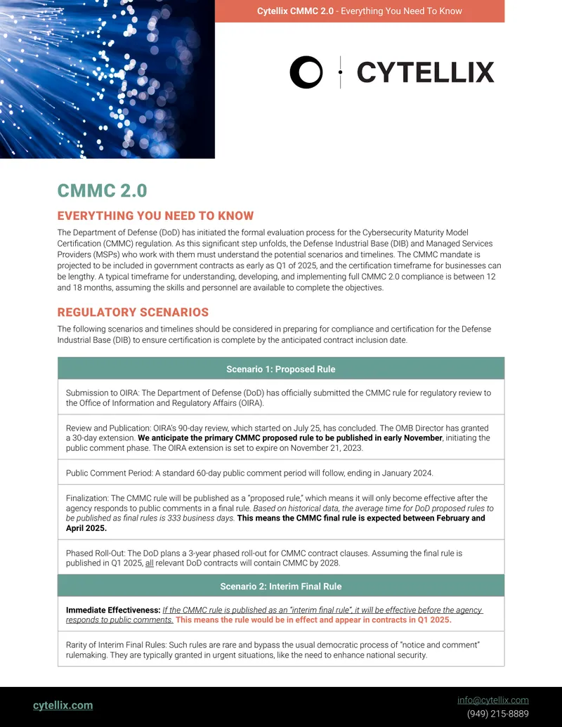 CMMC 2.0 Compliance Preparation Guide