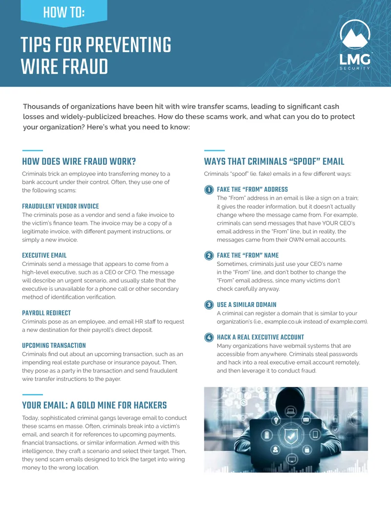 Wire Transfer Fraud Prevention Guide
