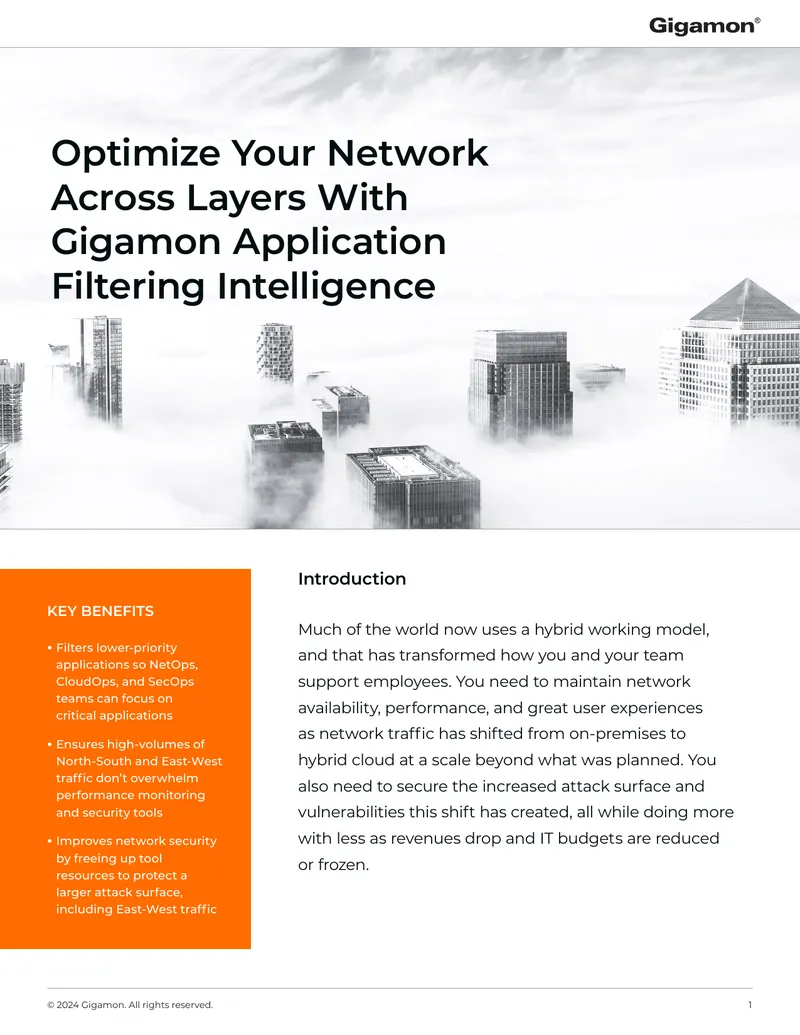 Application Filtering Intelligence Technical Brief