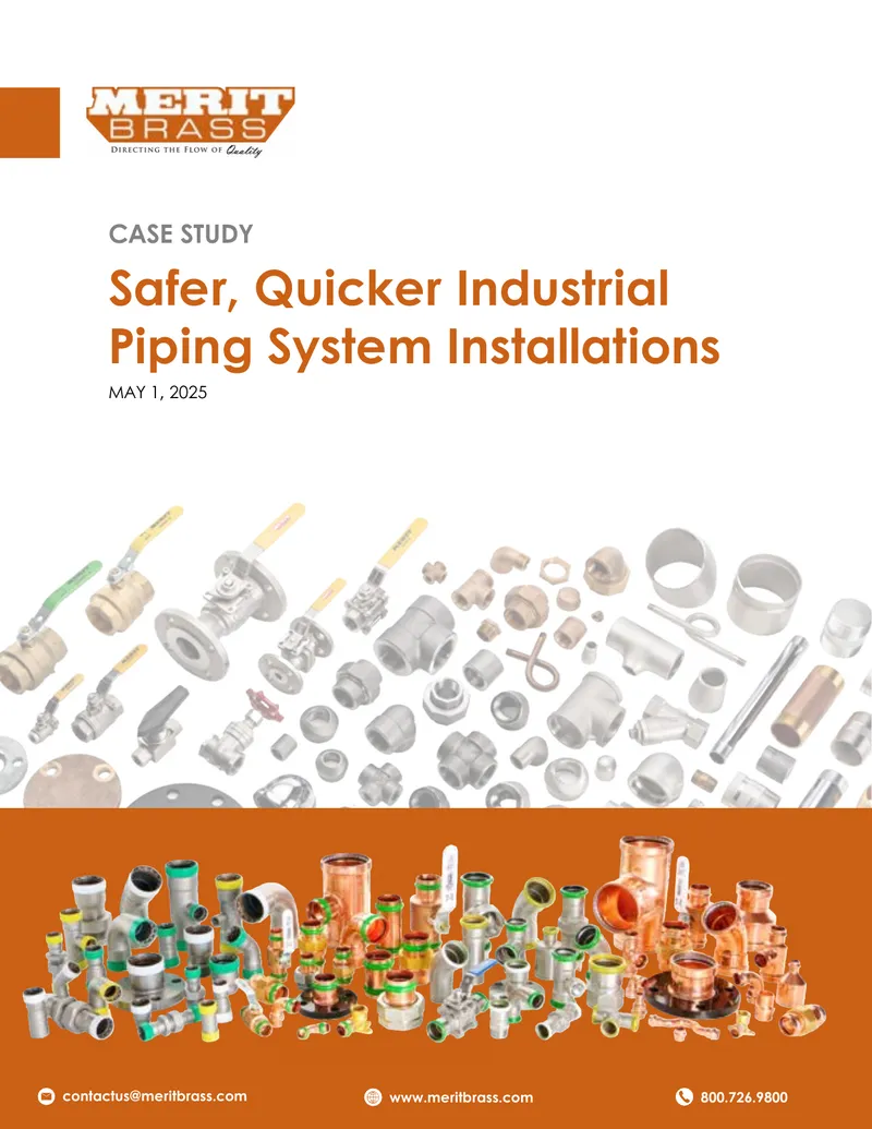 Safer, Quicker Industrial Piping System Installations