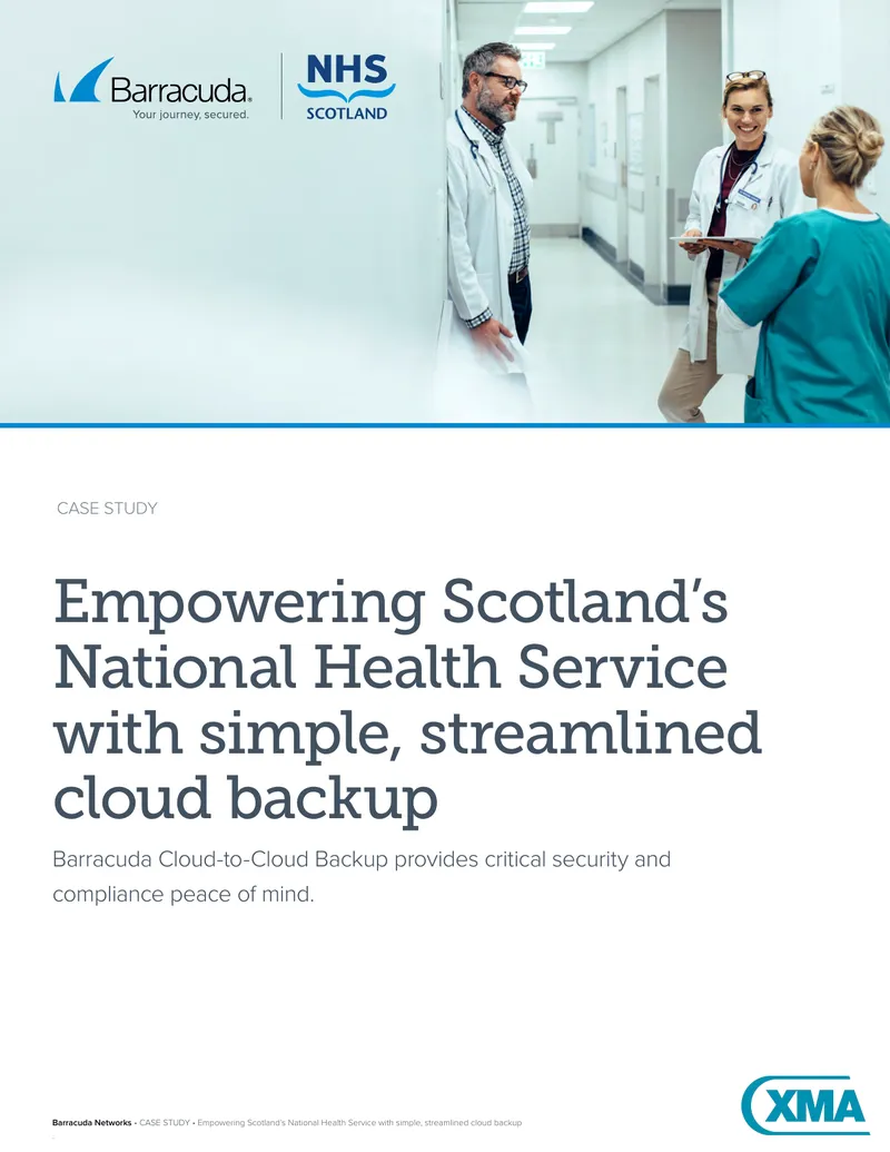 Cloud Backup Implementation for NHS Scotland