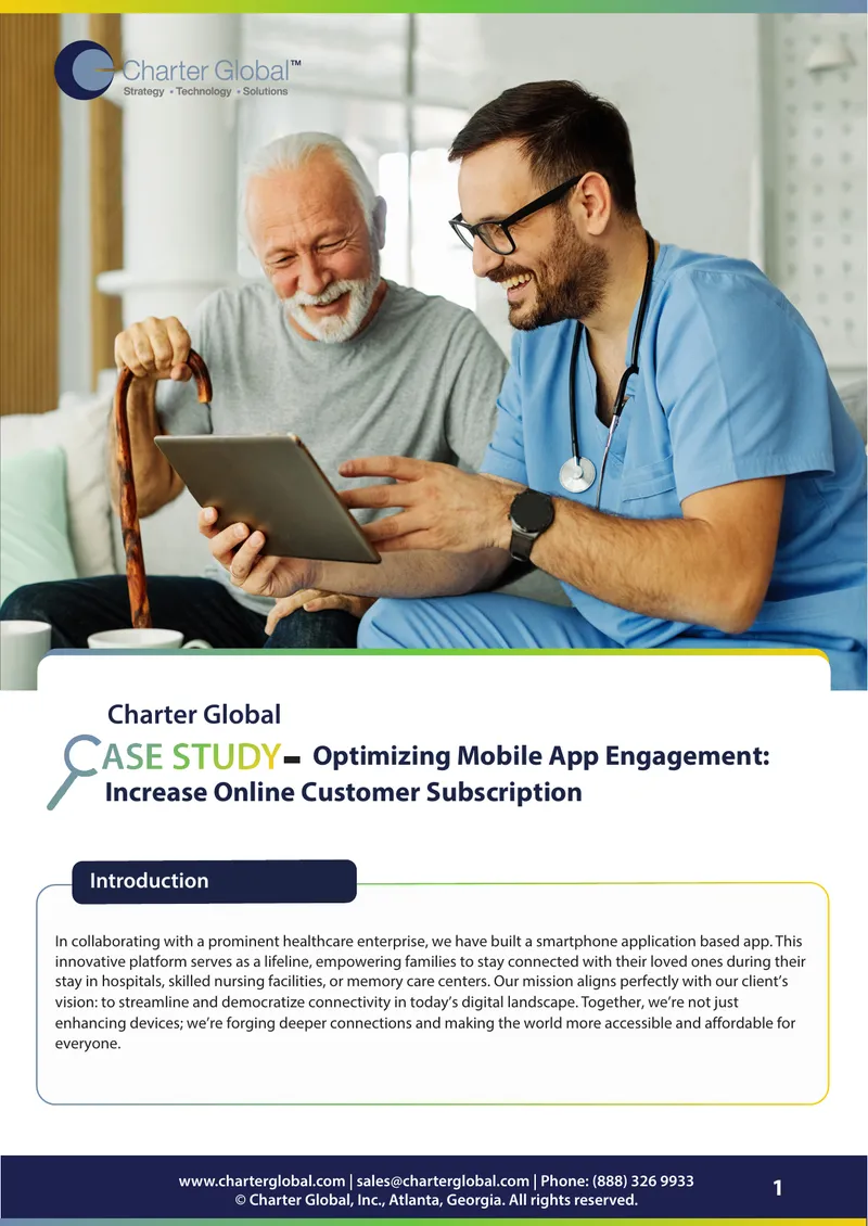 Mobile Application Development for Healthcare Connectivity