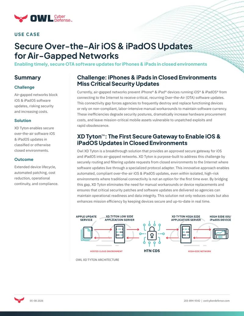Secure Over-the-Air Updates for iOS and iPadOS