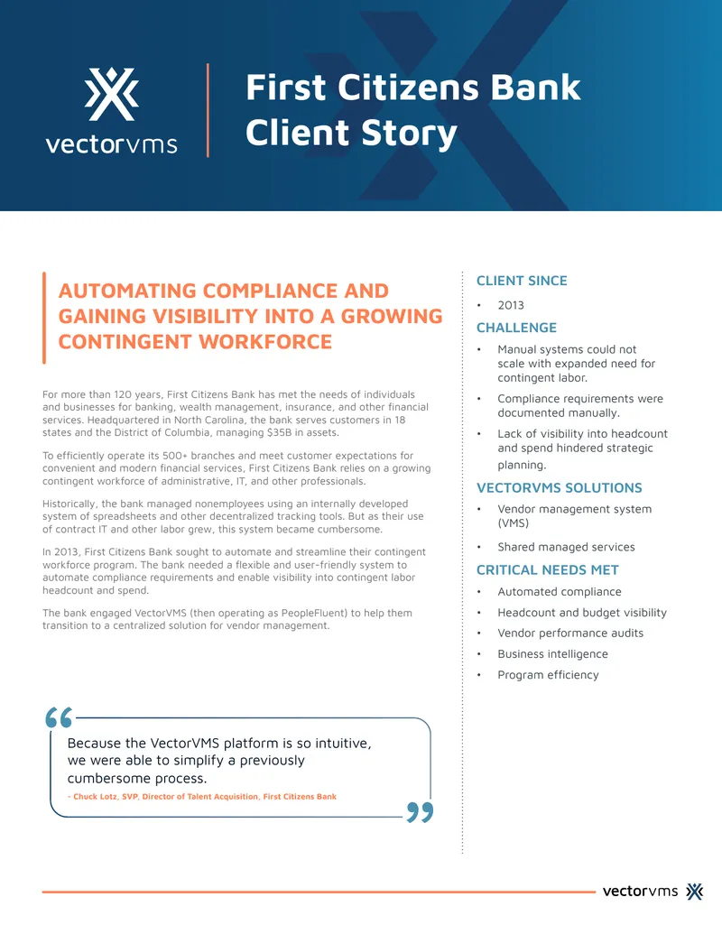Contingent Workforce Management Case Study
