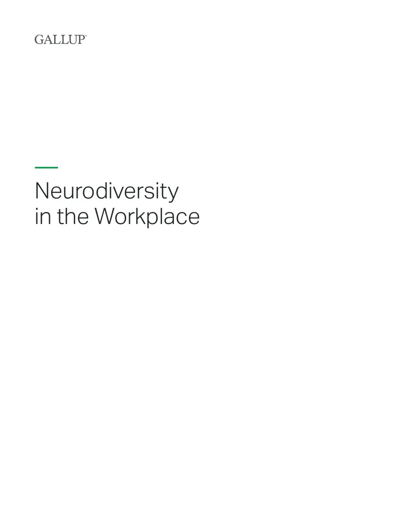 Neurodiversity in the Workplace Research Study