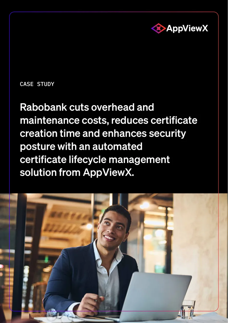Rabobank Certificate Lifecycle Management Case Study