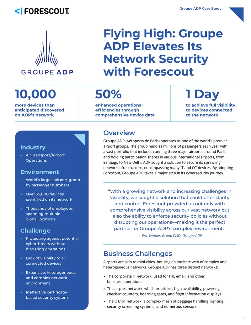 Groupe ADP Cybersecurity Enhancement Case Study