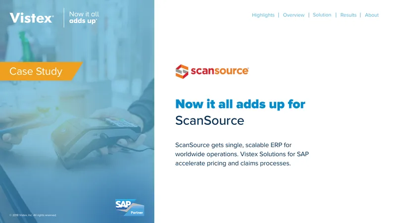 ScanSource ERP Implementation Case Study