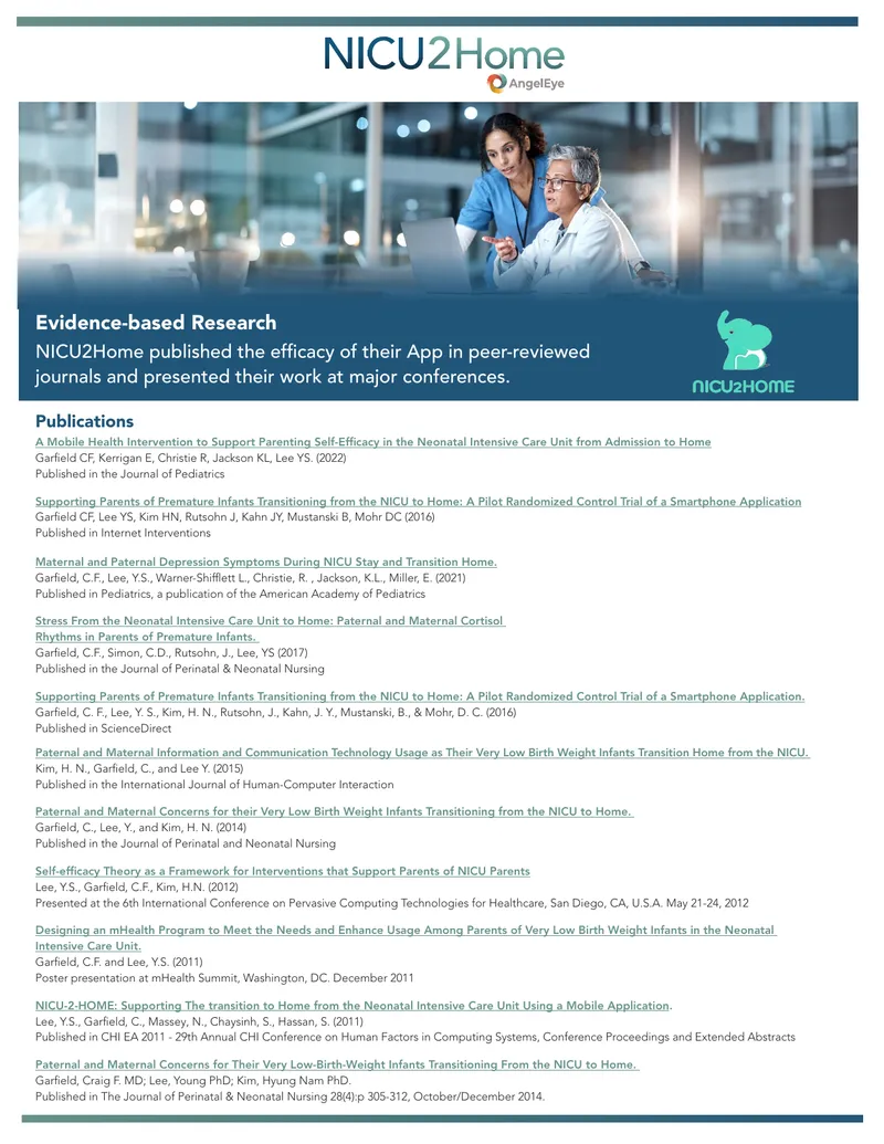 Research on Mobile Health Interventions for NICU Parents