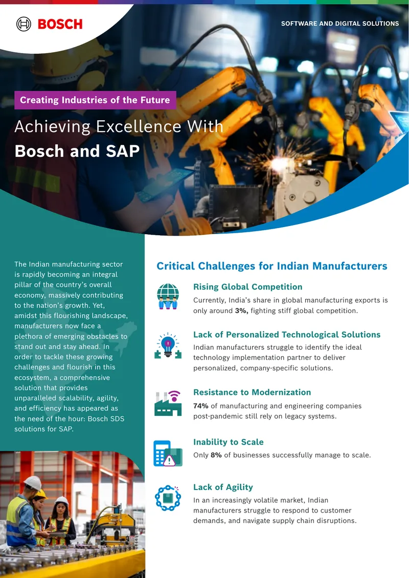Challenges and Solutions in Indian Manufacturing Sector