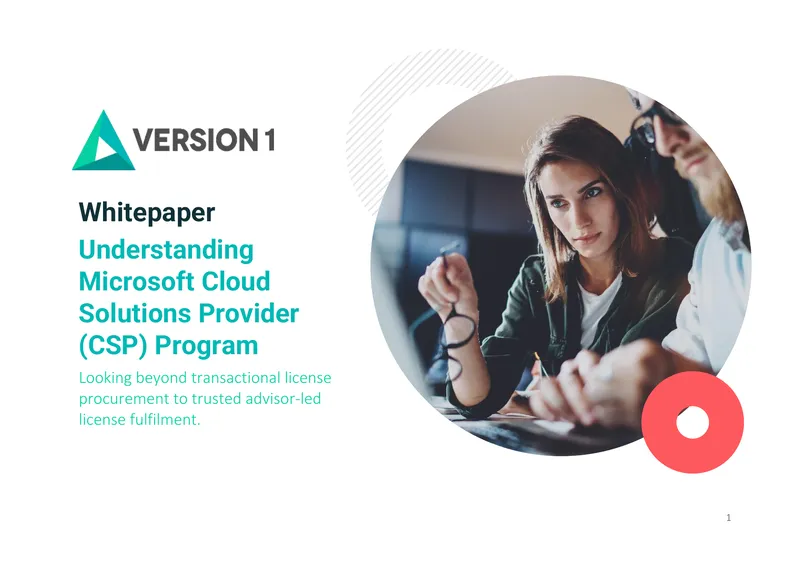Understanding Microsoft Cloud Solutions Provider Program