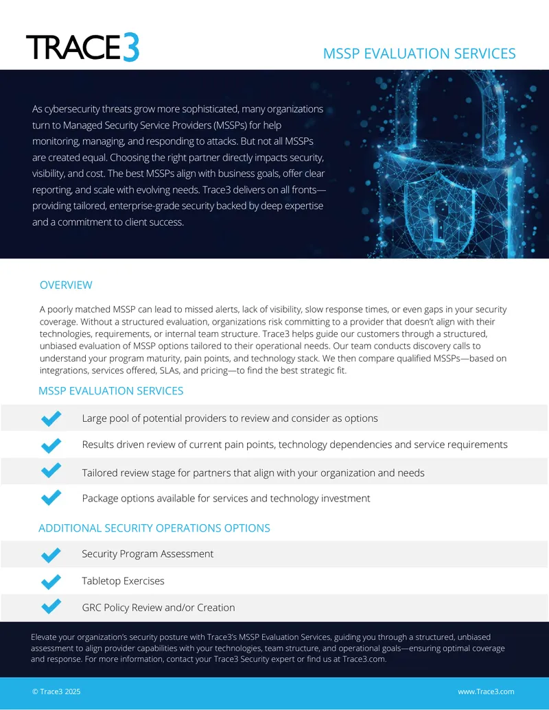 MSSP Evaluation Services Overview