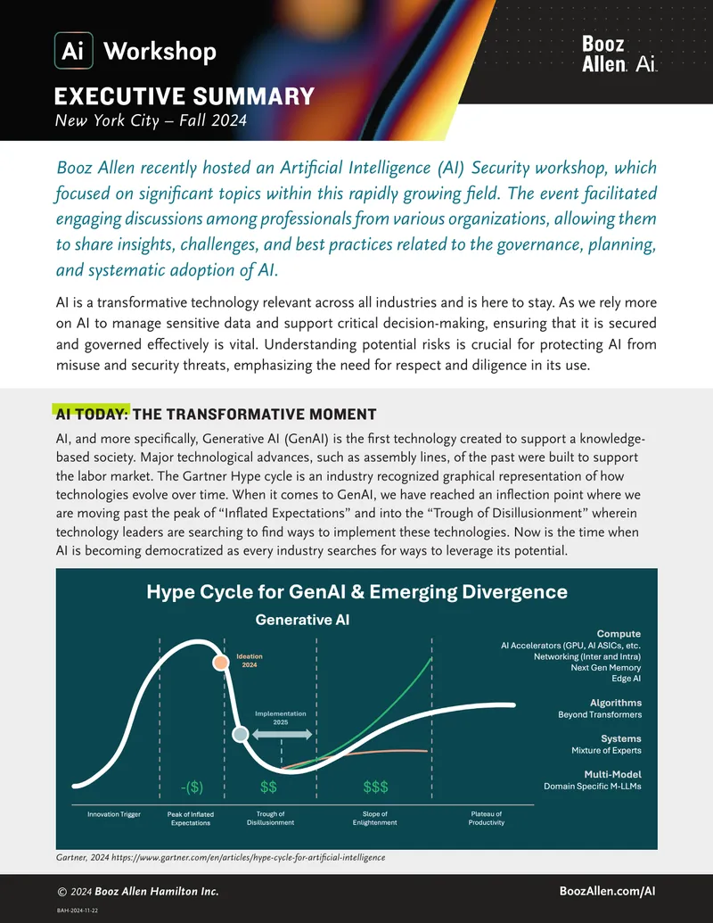 AI Security and Governance Framework Insights