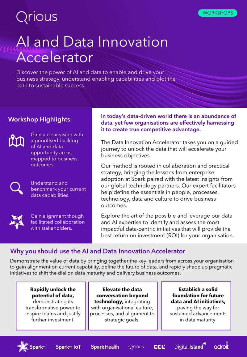 AI and Data Innovation Accelerator Workshops