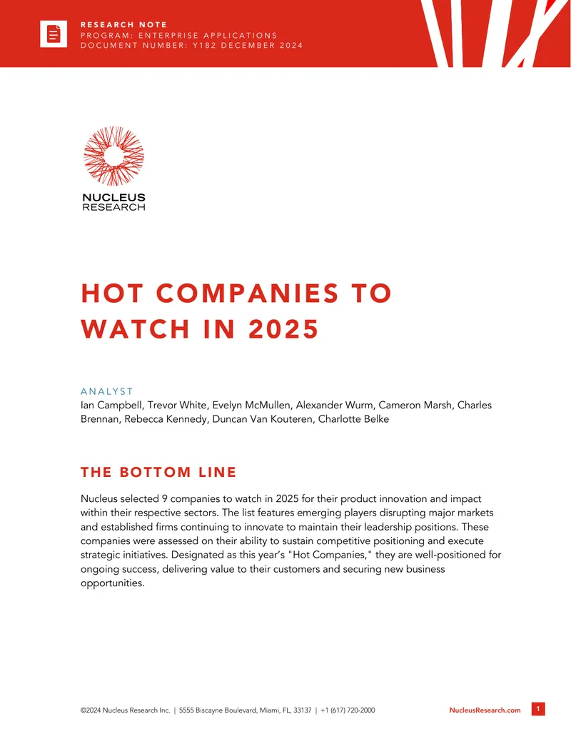 Hot Companies to Watch in 2025