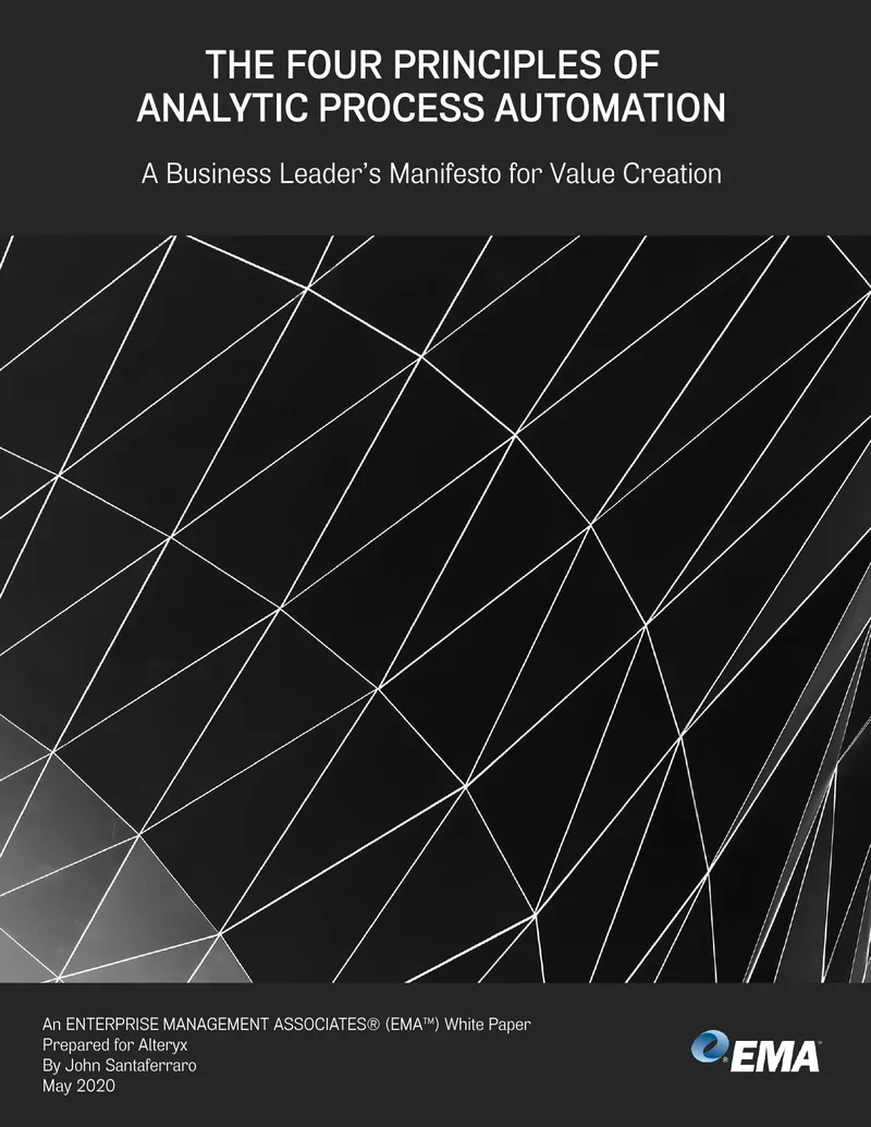 Analytic Process Automation in Business Operations