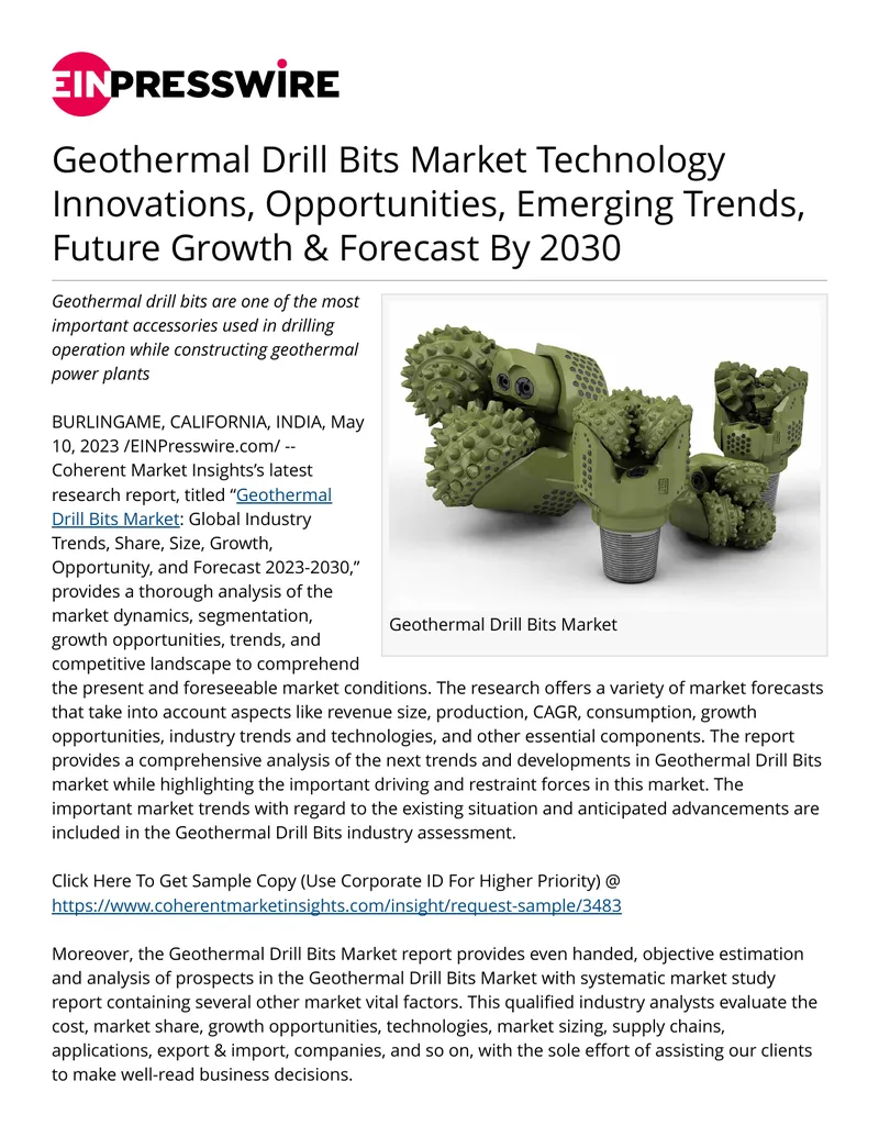 Geothermal Drill Bits Market Analysis and Forecast