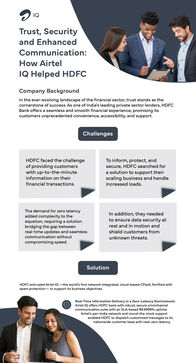 Trust and Security Solutions for HDFC Bank
