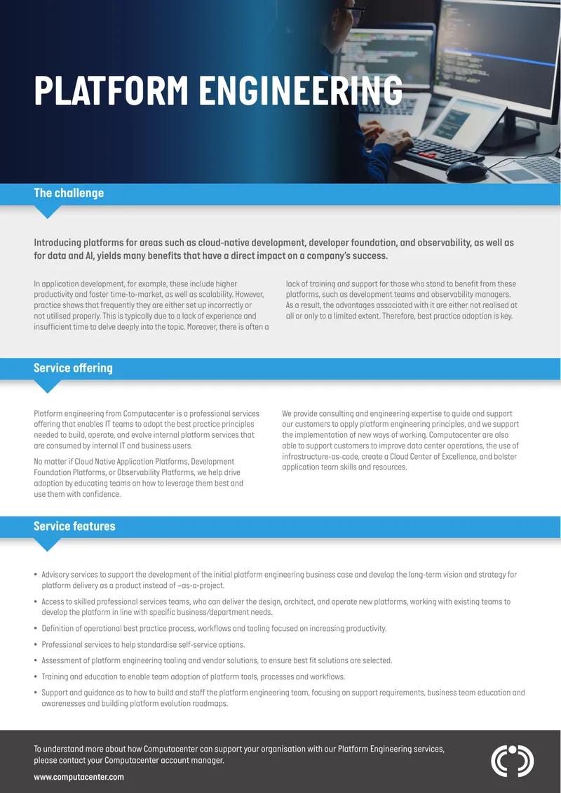 Platform Engineering Service Overview