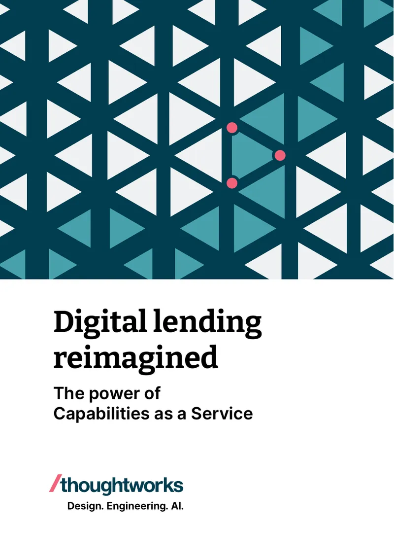 Digital Lending Evolution and Capabilities as a Service