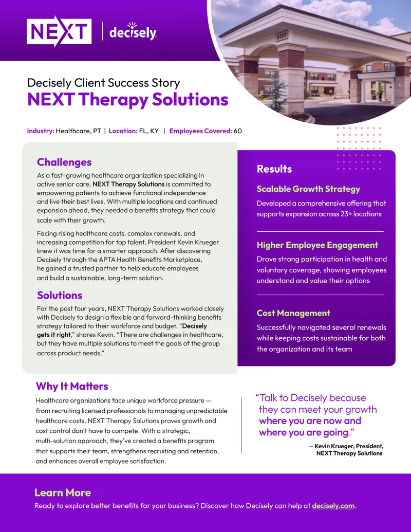 NEXT Therapy Solutions Client Success Story