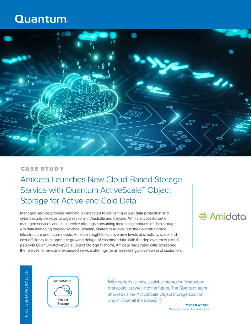 Amidata Cloud Storage Service Implementation Case Study