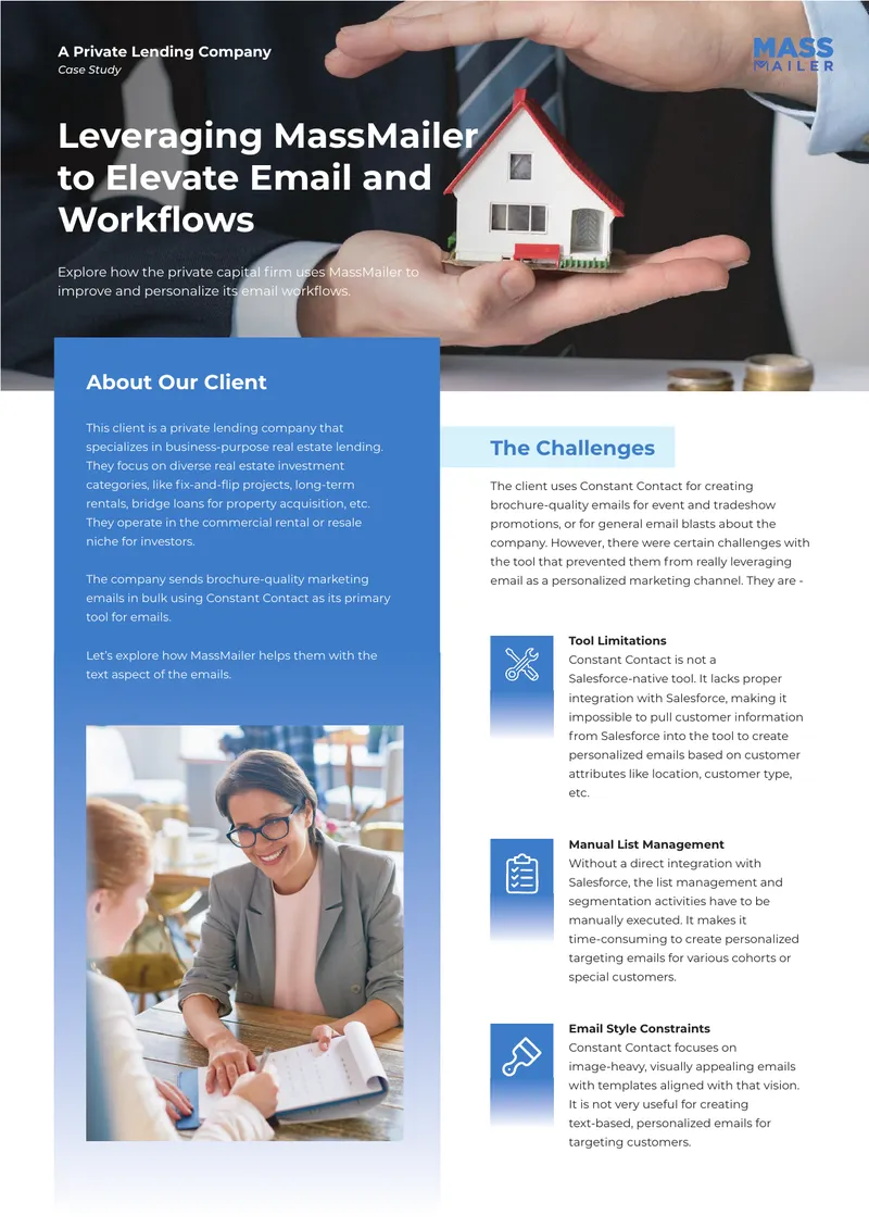 Private Lending Company Email Workflow Case Study