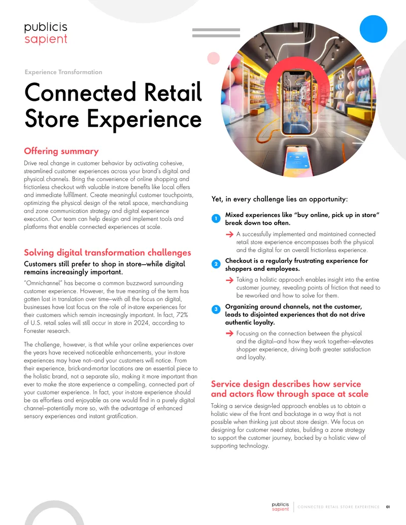 Connected Retail Store Experience Transformation