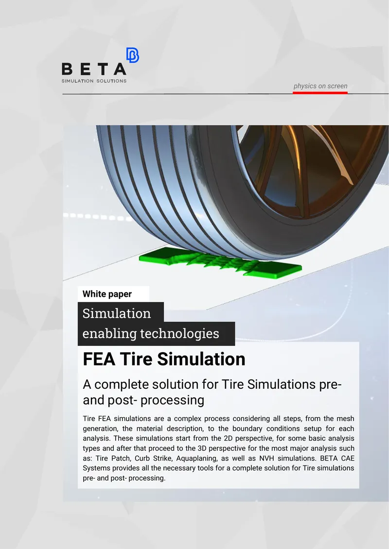 Tire Finite Element Analysis Simulation Guide