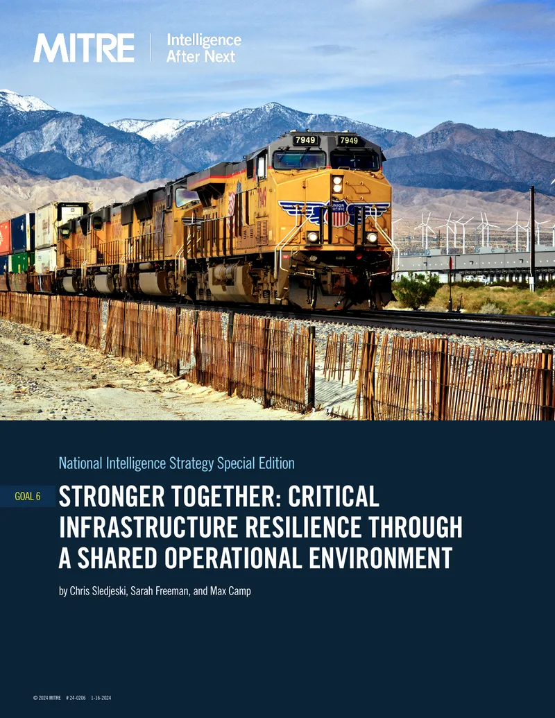 Critical Infrastructure Resilience through Public-Private Partnerships