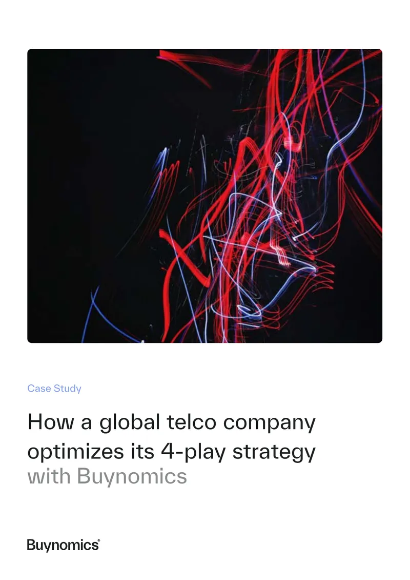 Telco Company 4-Play Strategy Optimization Case Study