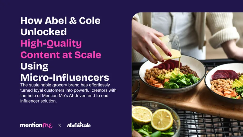 Micro-Influencer Strategy Implementation by Abel & Cole