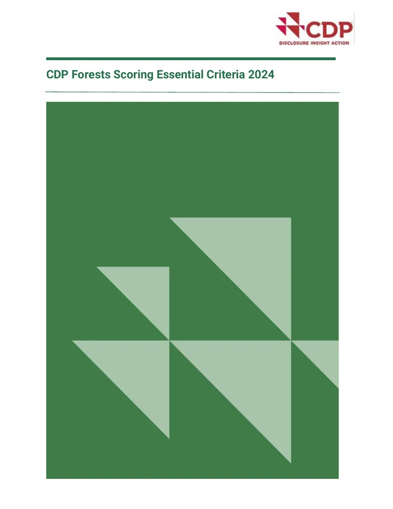 CDP Forests Essential Criteria for 2024