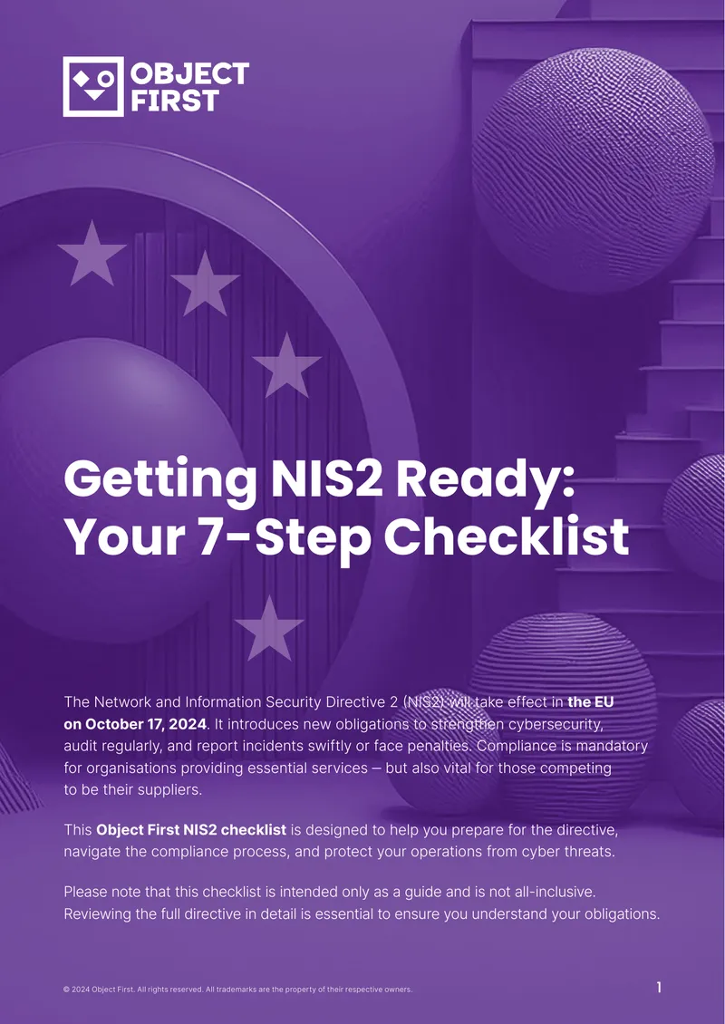 NIS2 Compliance Preparation Checklist preview page 1