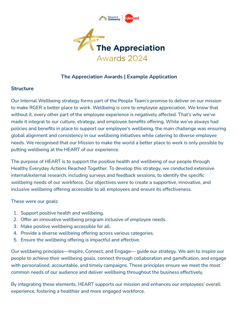 HEART Wellbeing Strategy Implementation Guide
