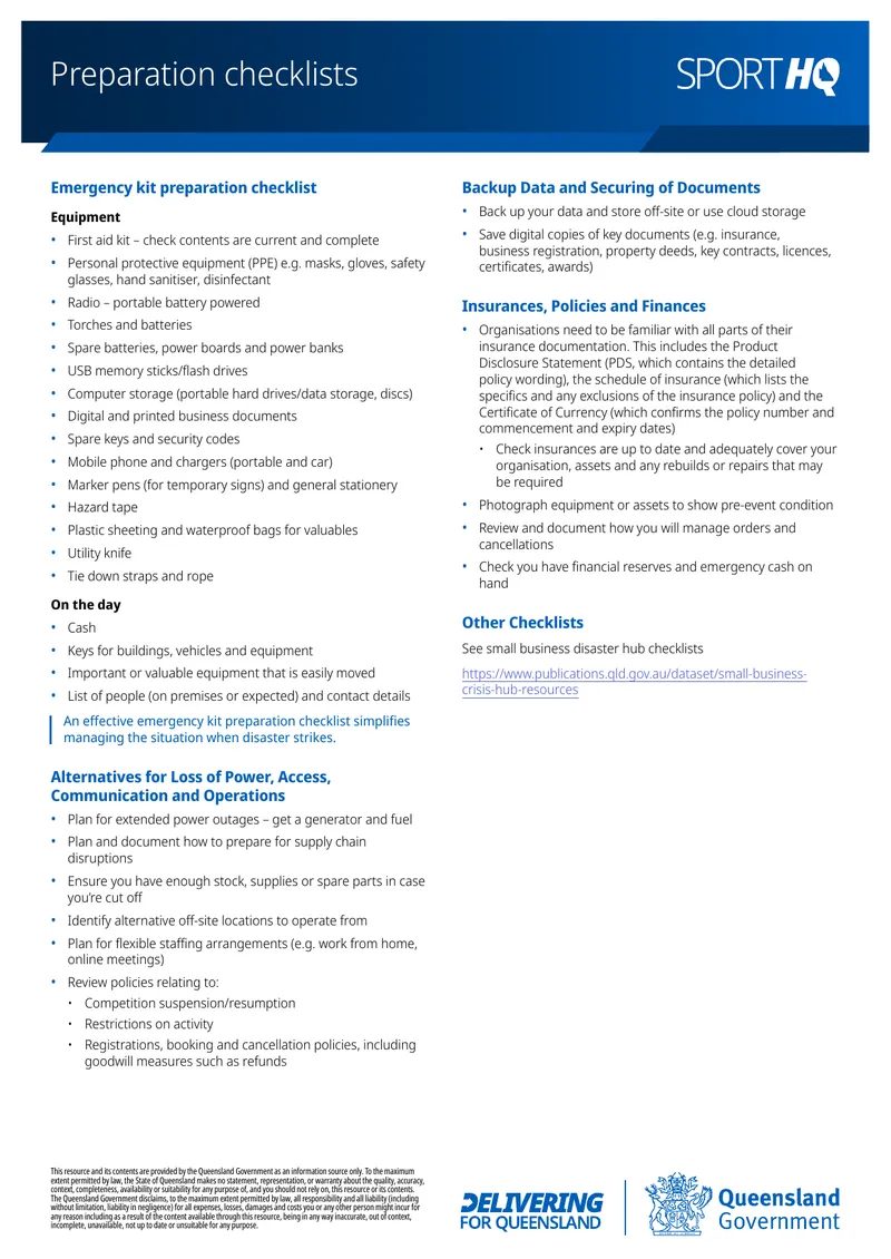 Emergency Kit Preparation and Management Guide