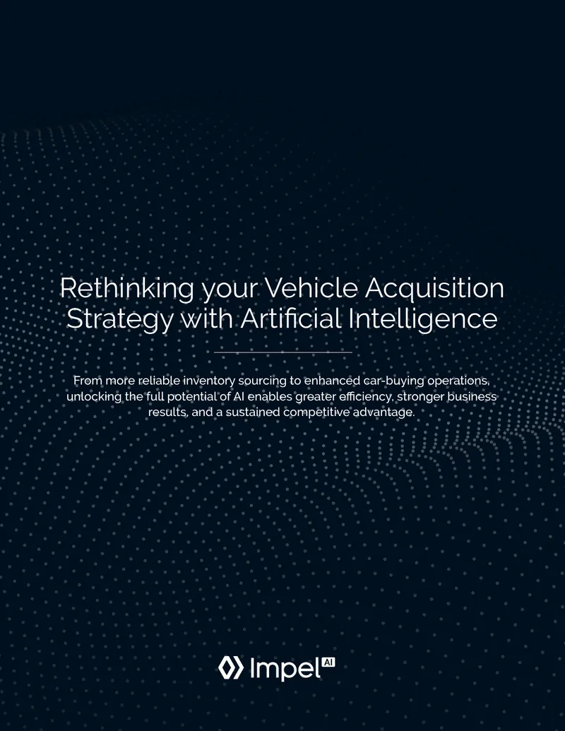 Vehicle Acquisition Strategy Utilizing Artificial Intelligence