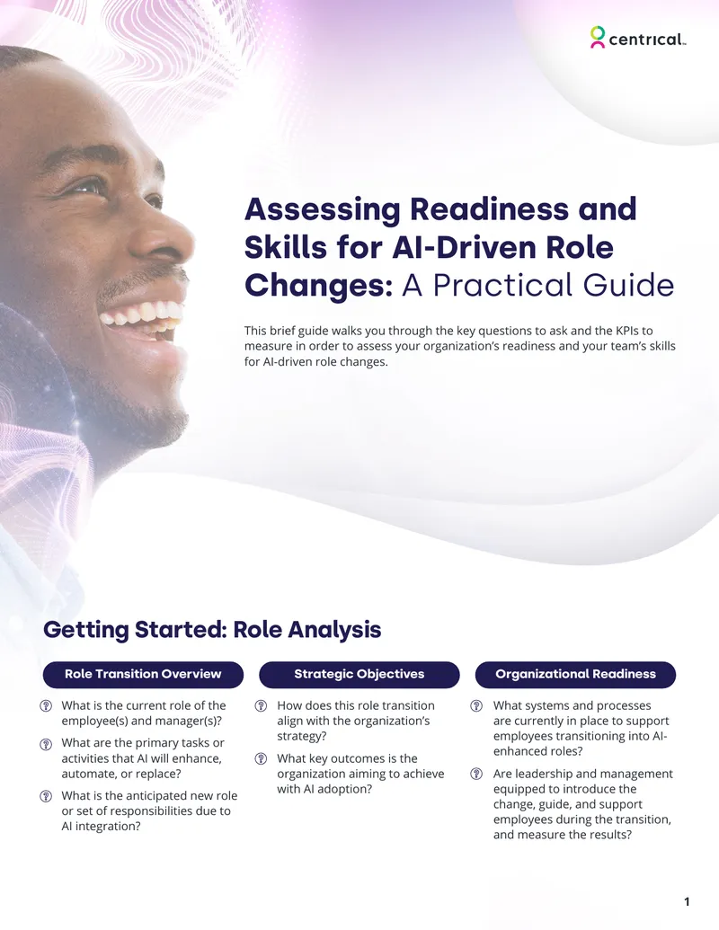 Assessing Readiness and Skills for AI-Driven Role Changes