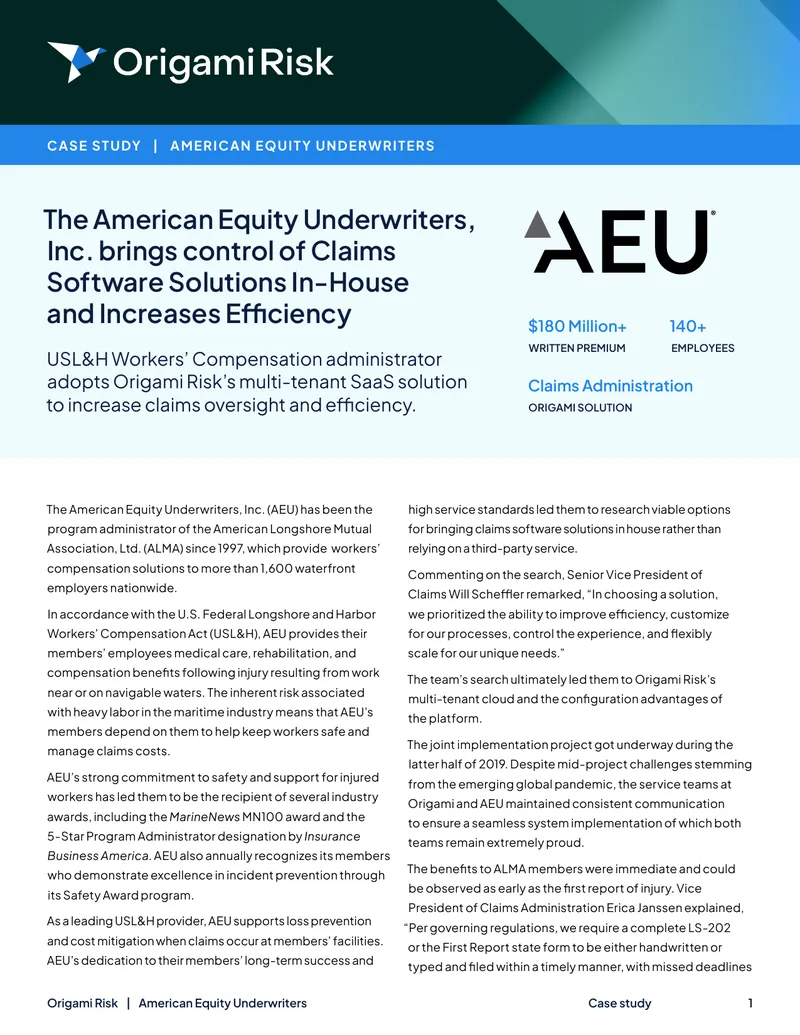 Claims Software Solutions Implementation Case Study