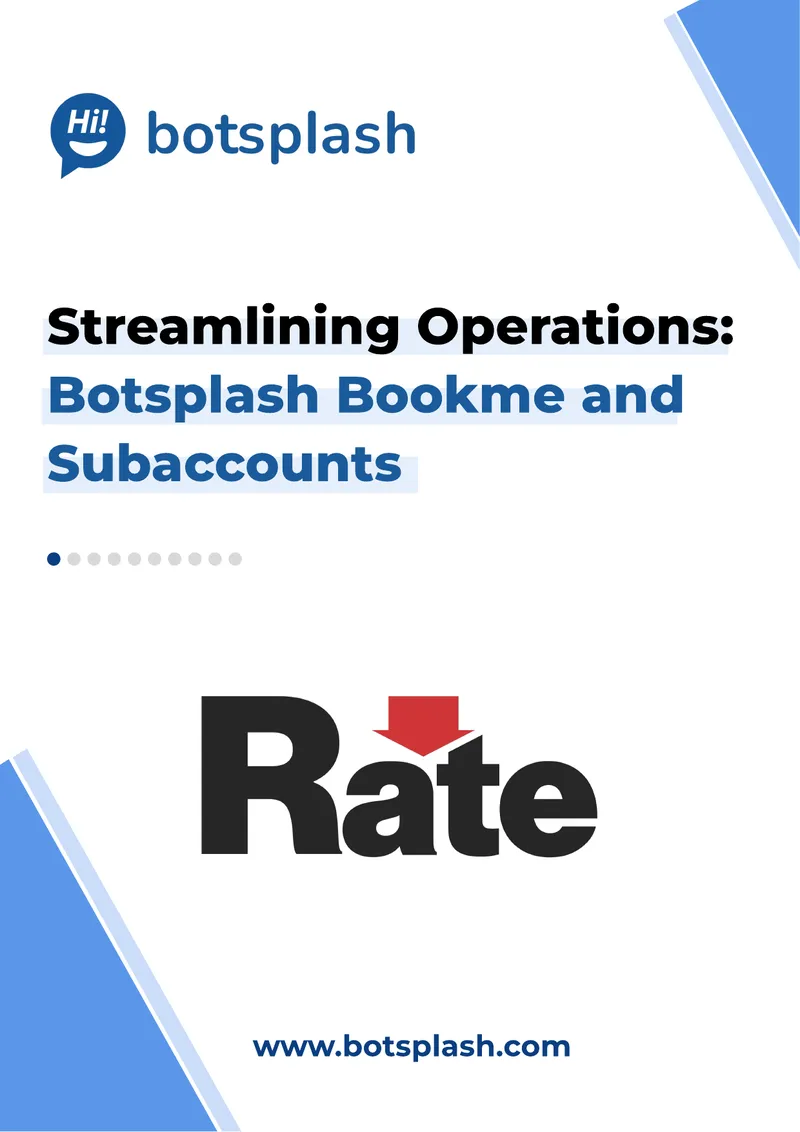 Botsplash Integration and Subaccount Management