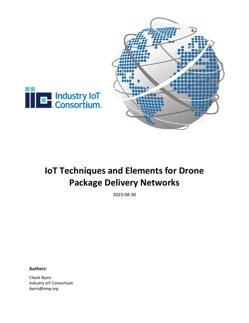 IoT Techniques for Drone Package Delivery Networks