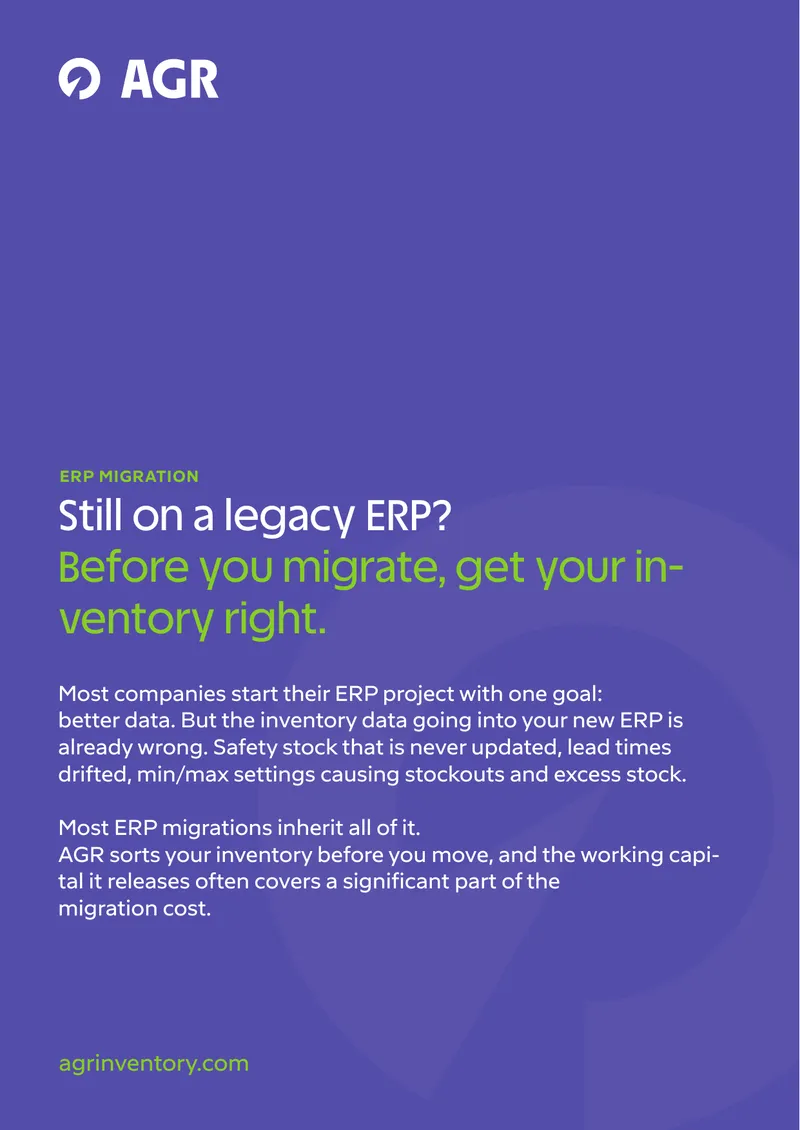 ERP Migration Inventory Management Guide