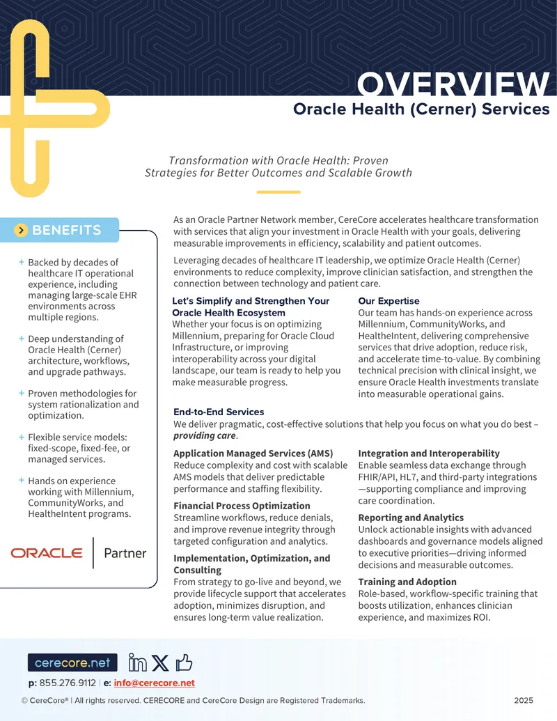Oracle Health Ecosystem Optimization Strategies