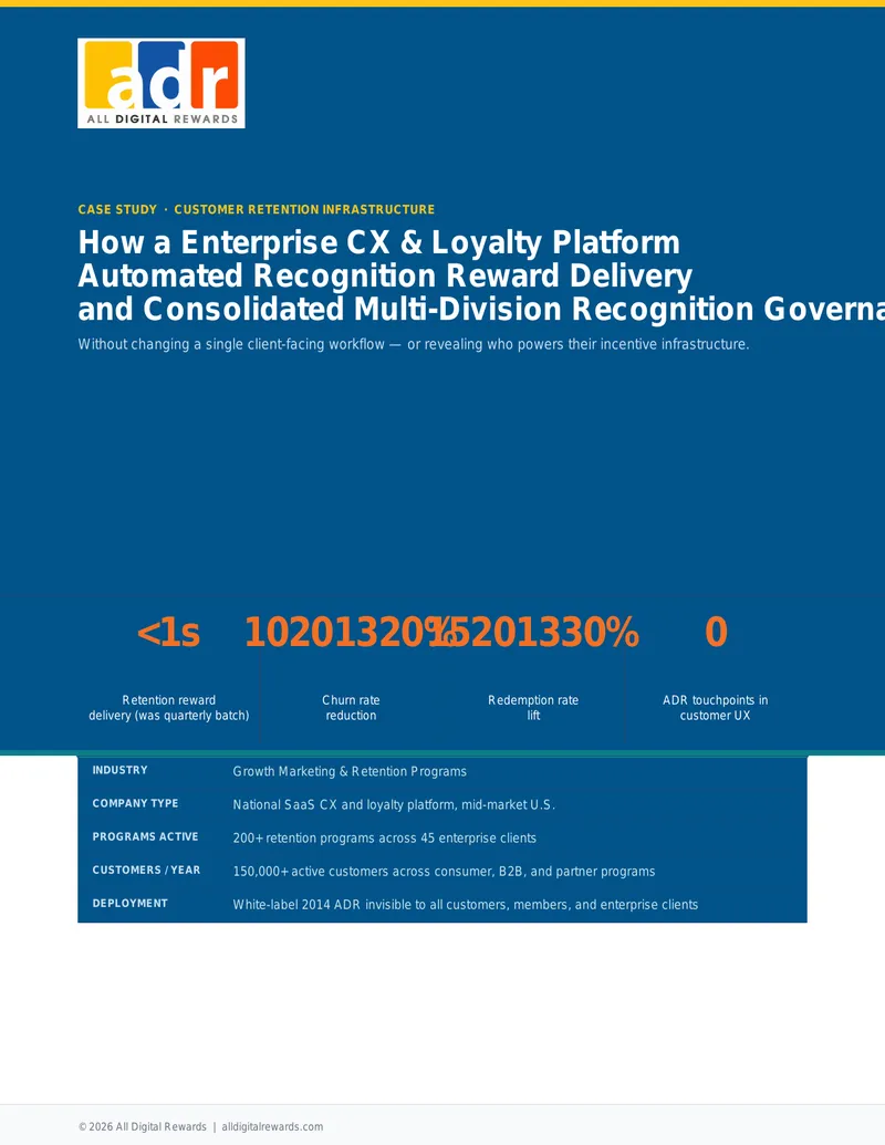 Customer Retention Infrastructure Case Study